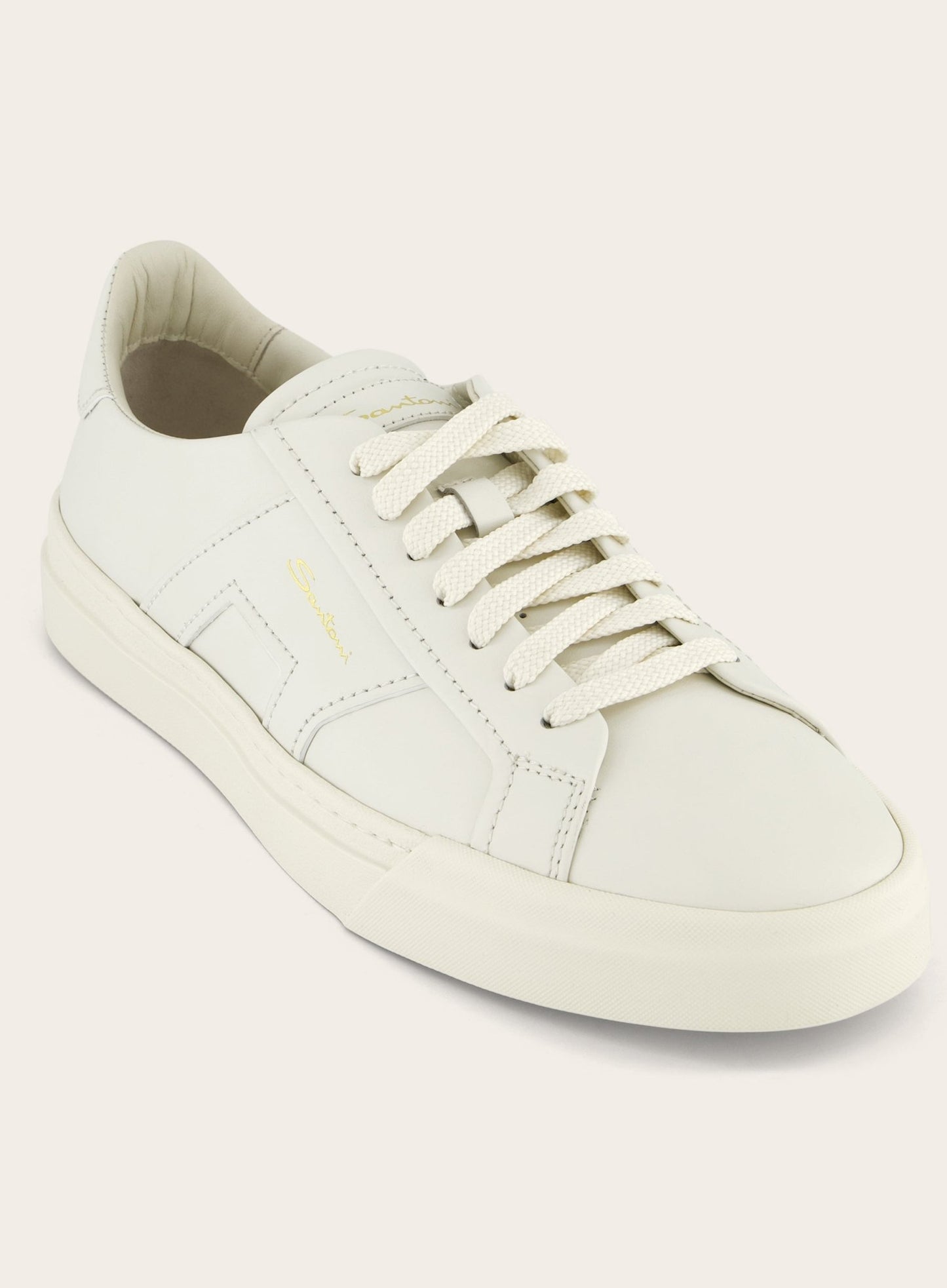 Clean icon sneakers van leer | Wit