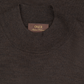 Mockneck trui van virgin wol | FULL_WIDTH | Bruin