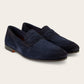 Penny loafers van suède | BLUE NAVY