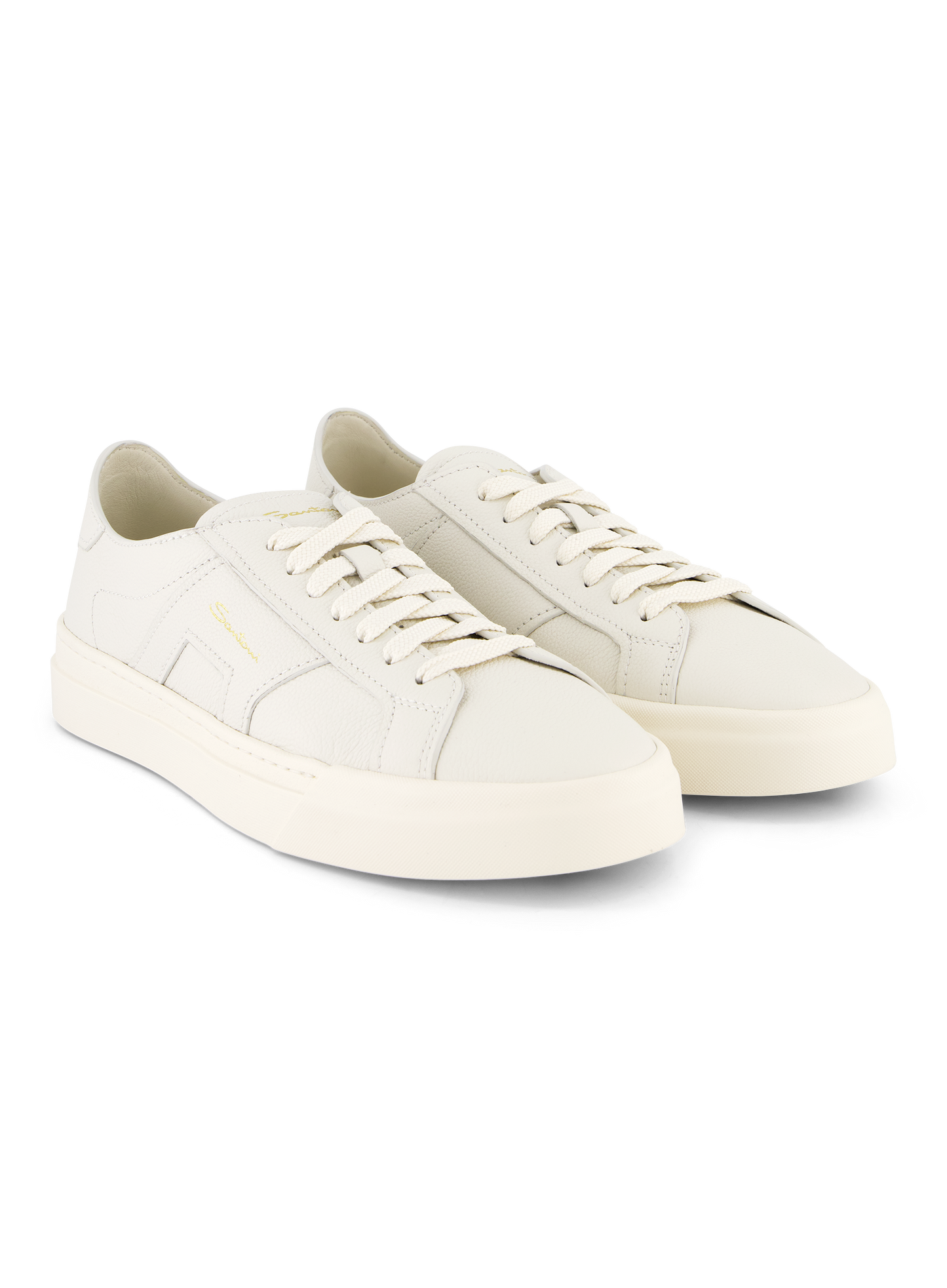 Clean icon sneakers van leer | Wit