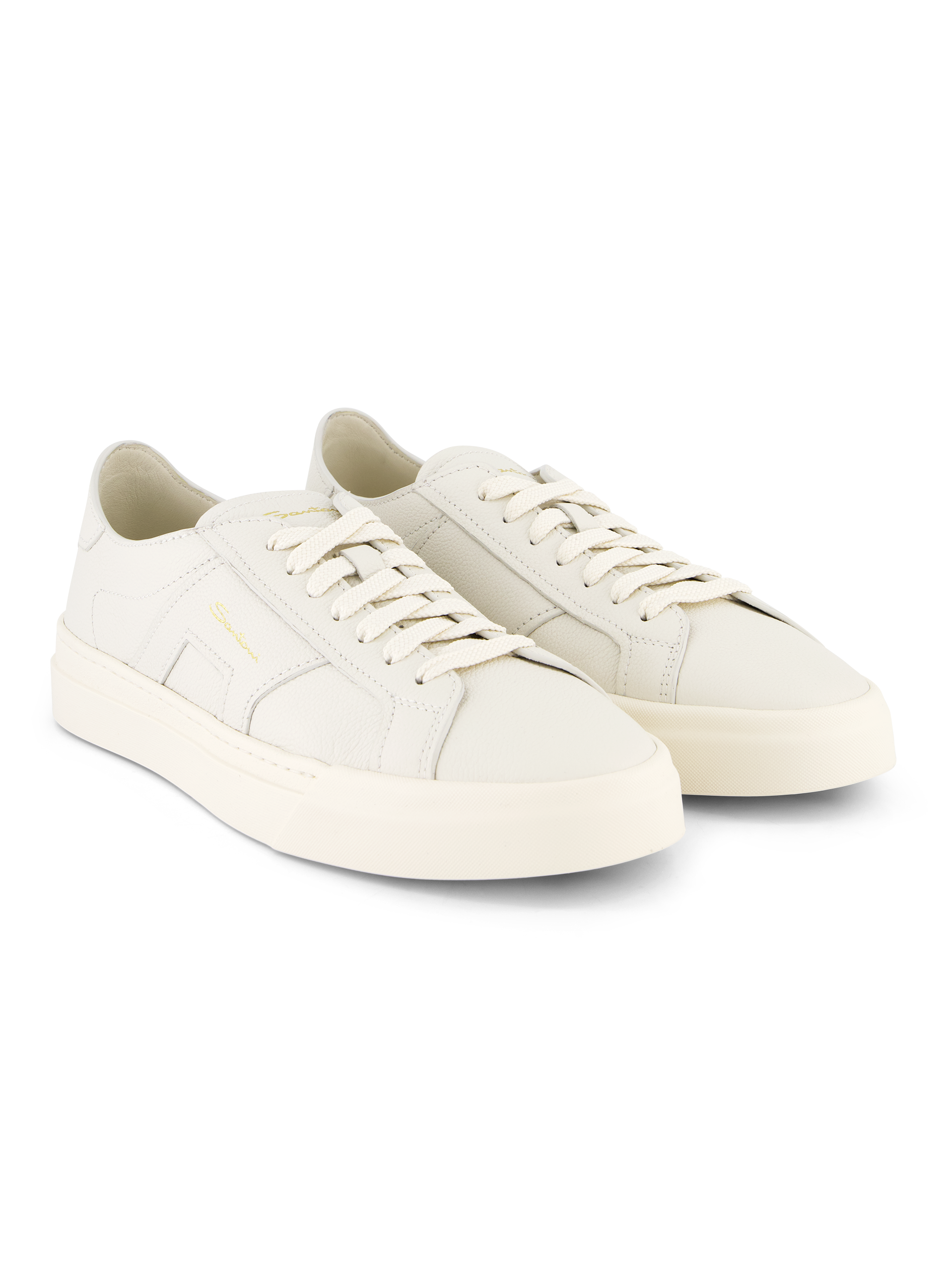Clean icon sneakers van leer | Wit
