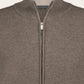 Ritsvest van wol en cashmere | TAUPE