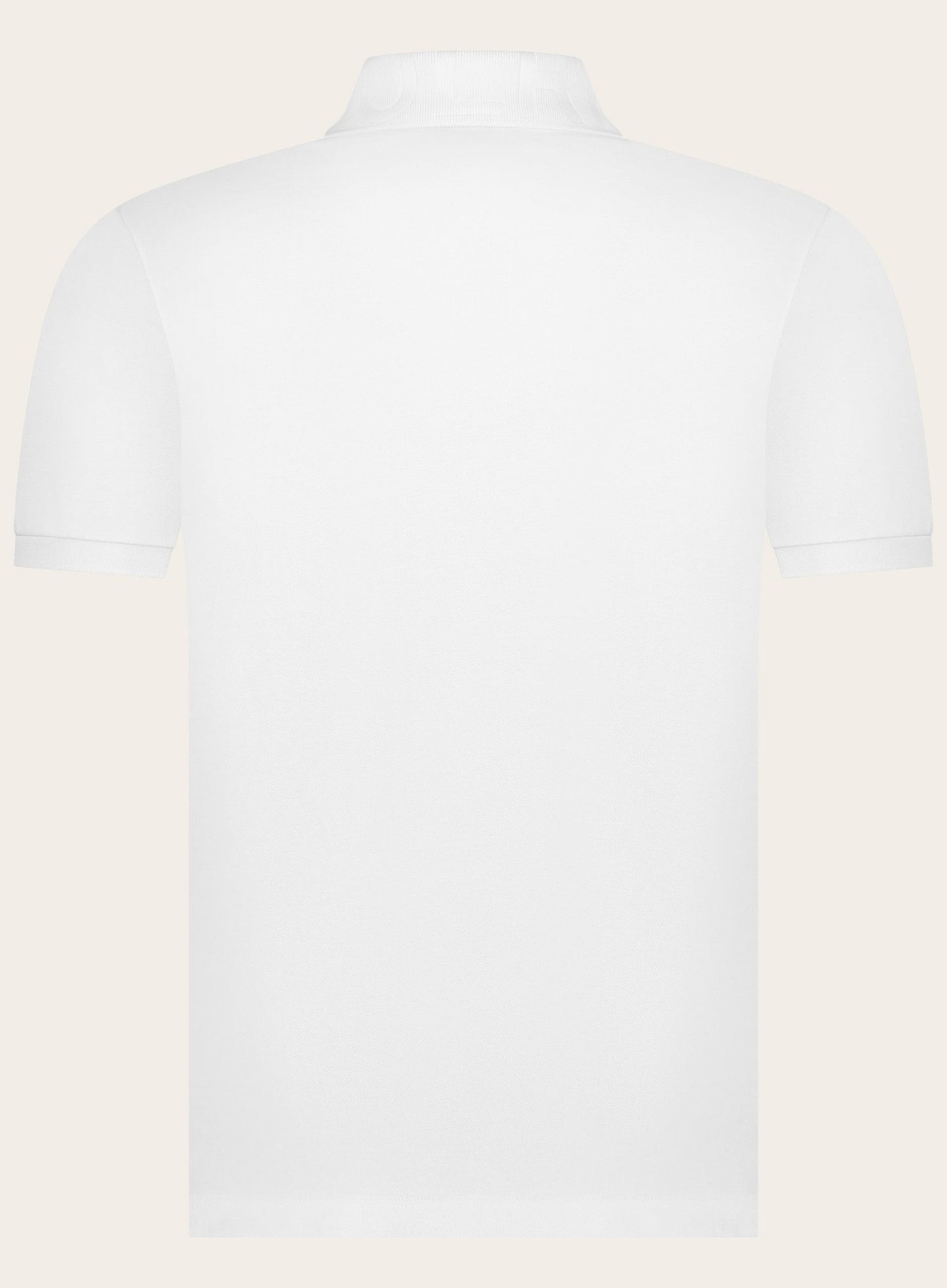 Poloshirt van katoen en elastaan | Wit