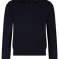 Buttonless polo van wol | BLUE NAVY