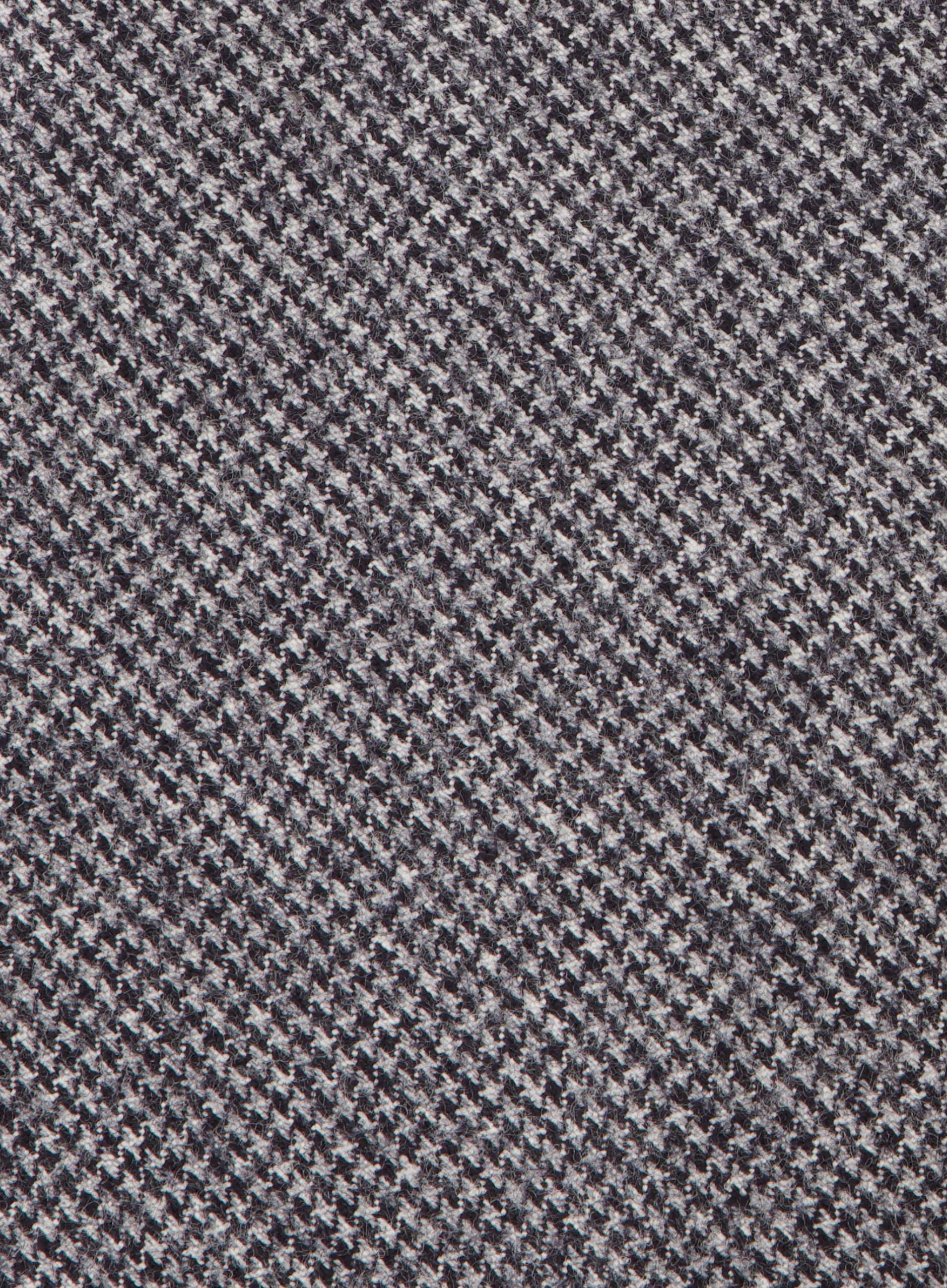 Pied-de-poule stropdas van wol | FULL_WIDTH | Antraciet