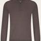 Half-zip trui van wol | TAUPE