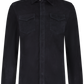 Robert overshirt van suède | BLUE NAVY