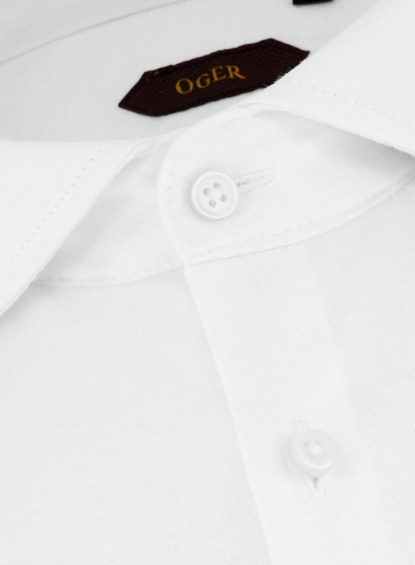 Slim-fit shirt van katoen | Wit