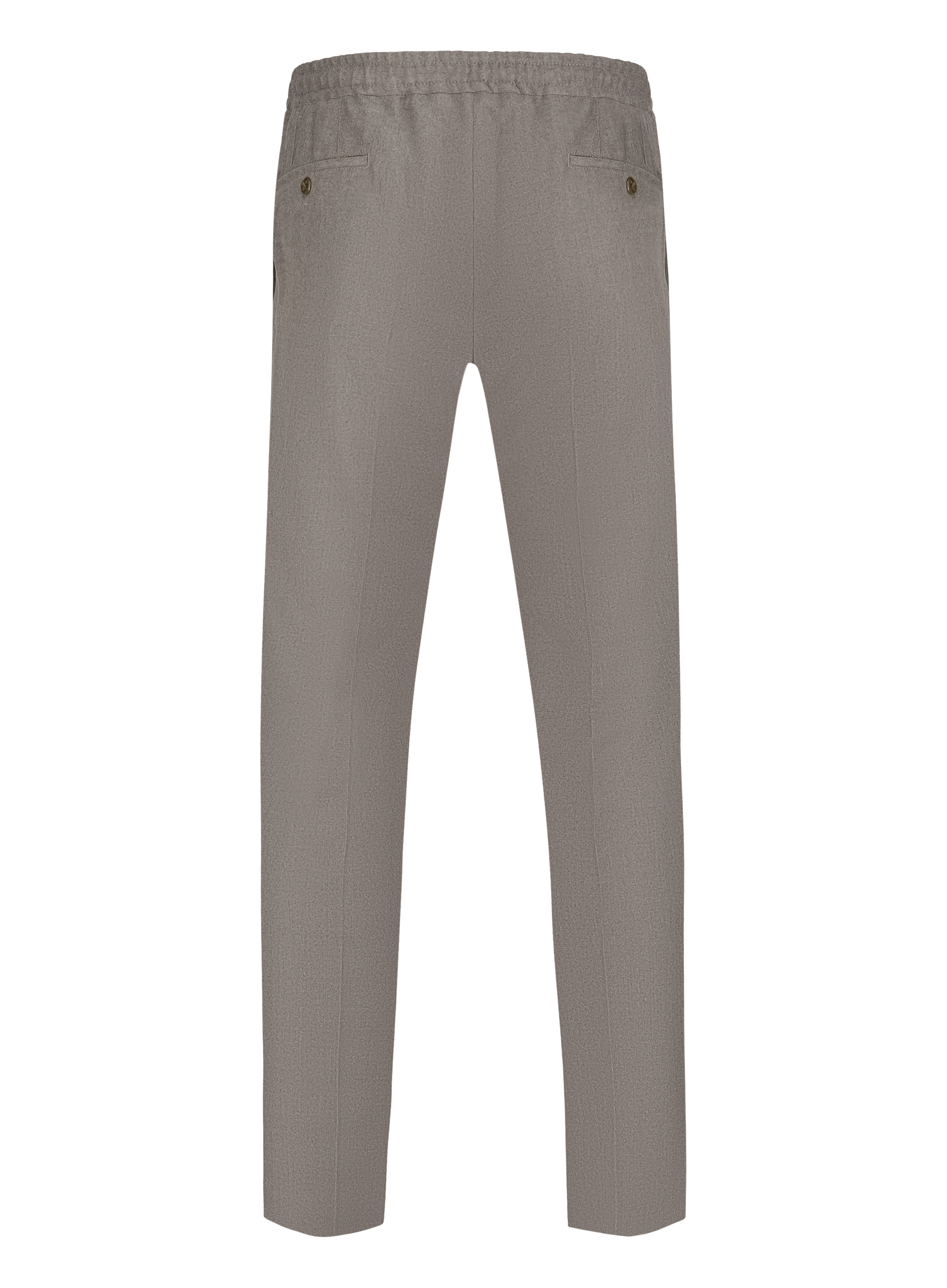 Jog pantalon van virgin wol en cashmere | TAUPE