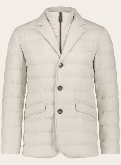 Gewatteerde jas | Beige