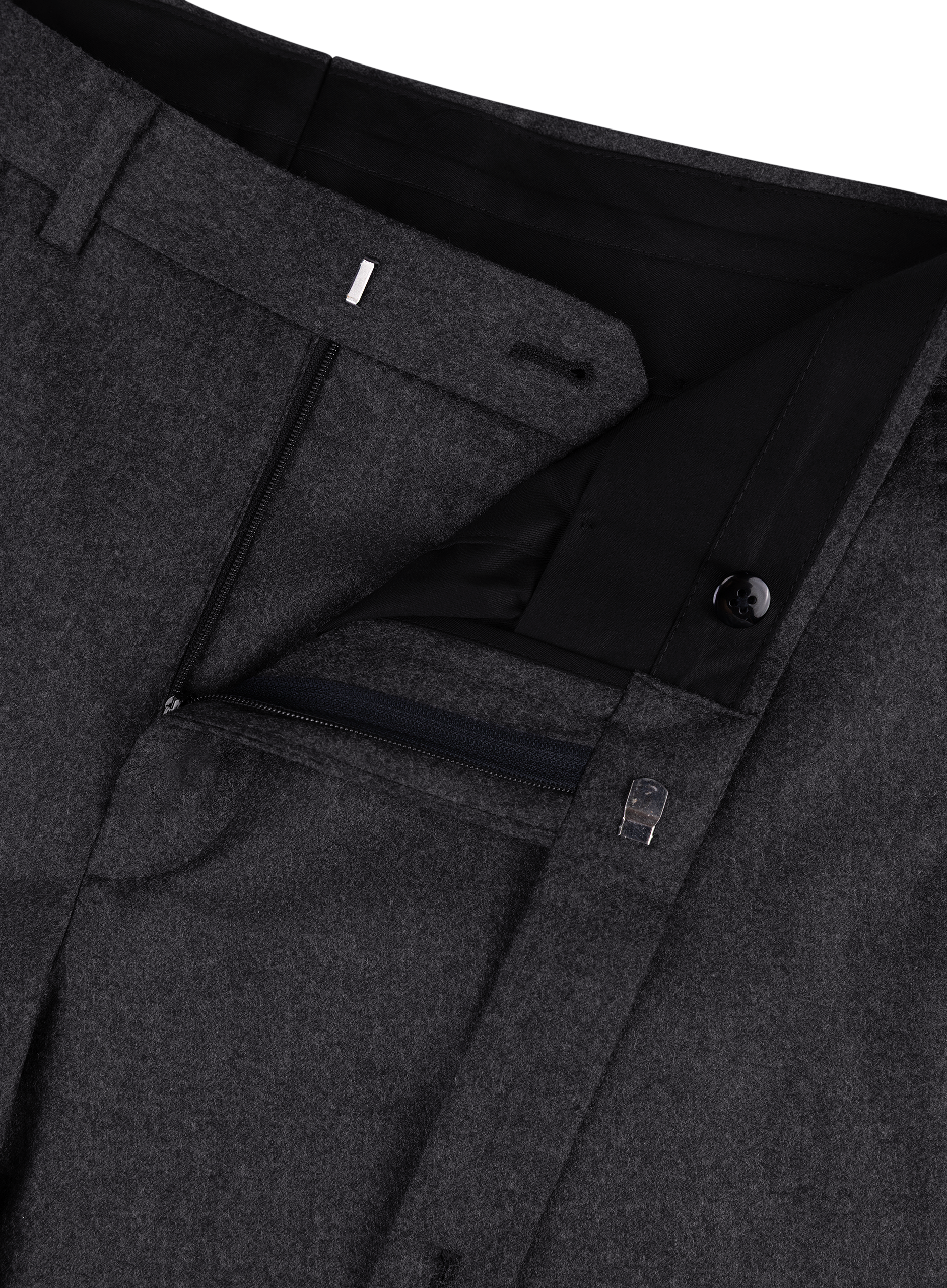 Pantalon van wol | FULL_WIDTH | Antraciet