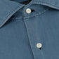 Denim shirt van katoen | JEANS BLAUW