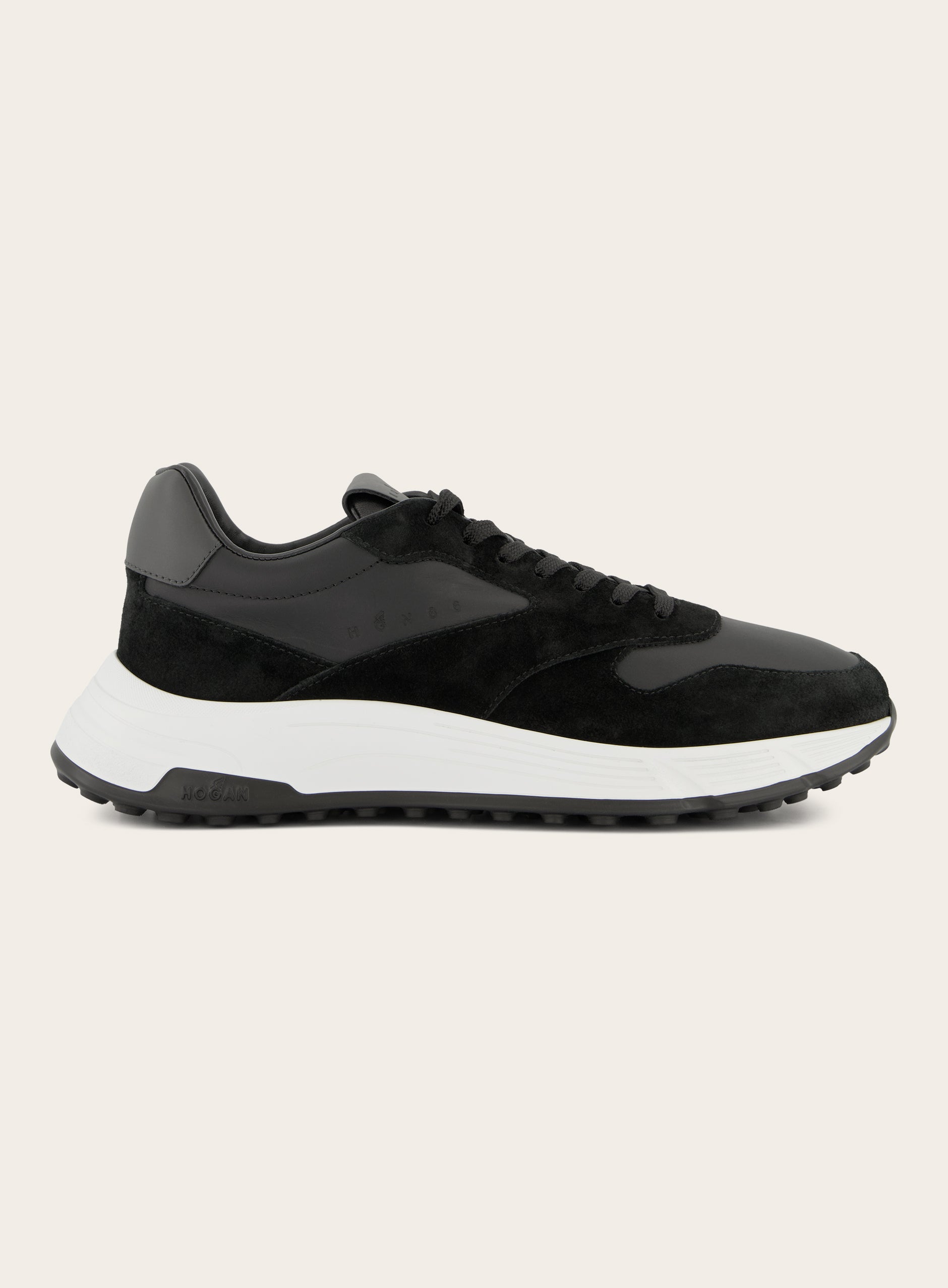 Sneakers van leer | Zwart