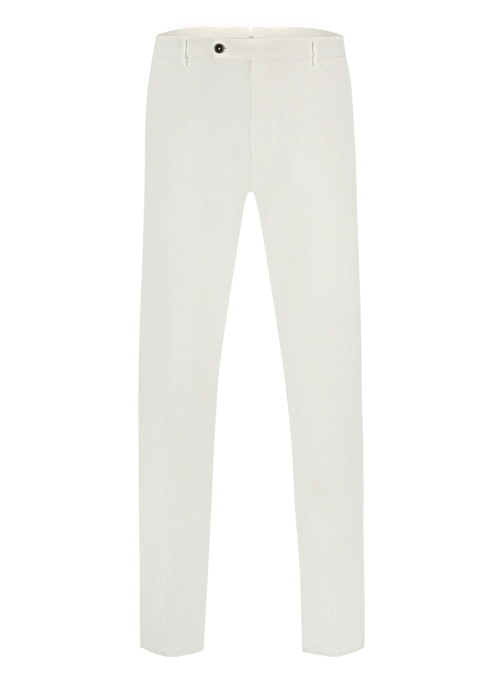 Pantalon van katoen en elastaan | Wit