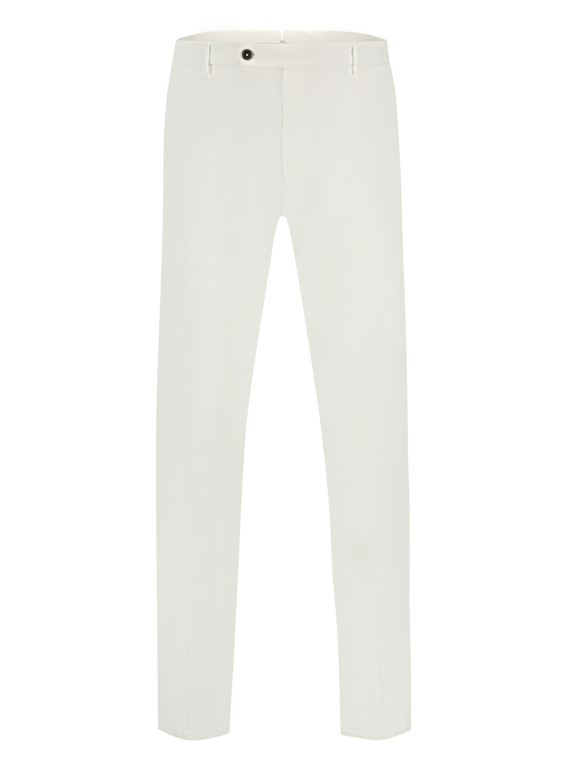 Pantalon van katoen en elastaan | Wit