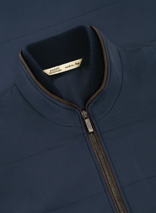 Bodywarmer aus Seide und Baumwolle