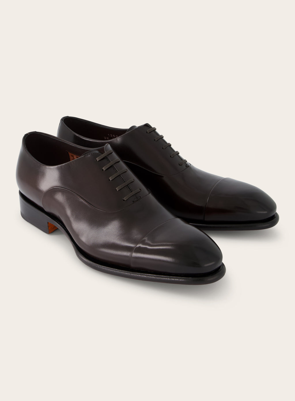 Laklederen Carter oxford veterschoenen | D.Bruin