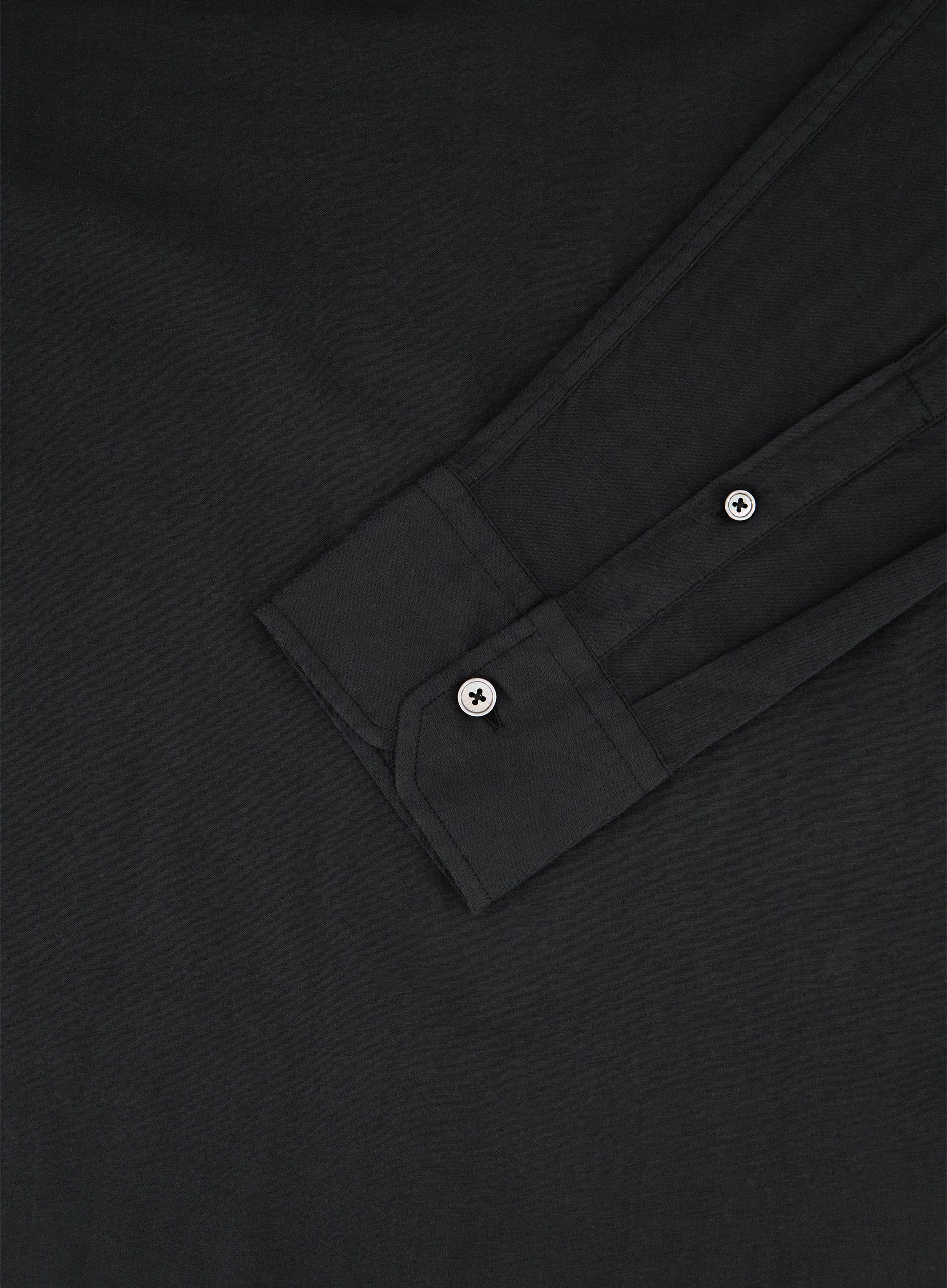Shirt van katoen | FULL_WIDTH | Zwart