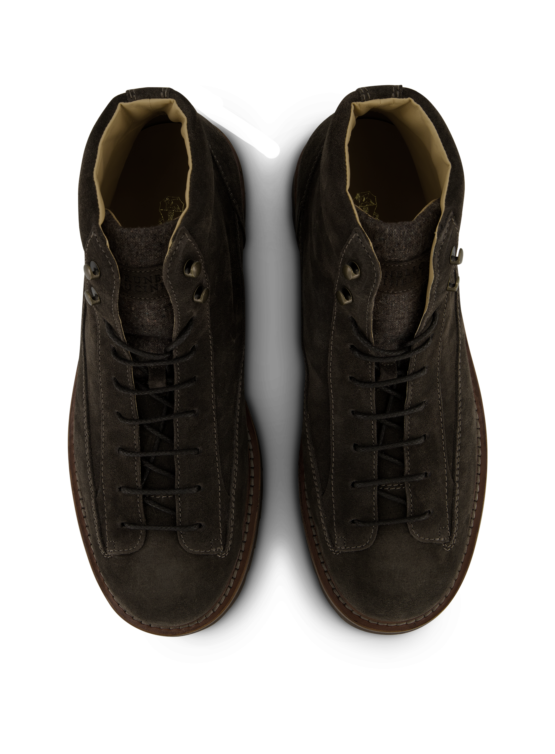 Outdoor boots van suéde | Bruin