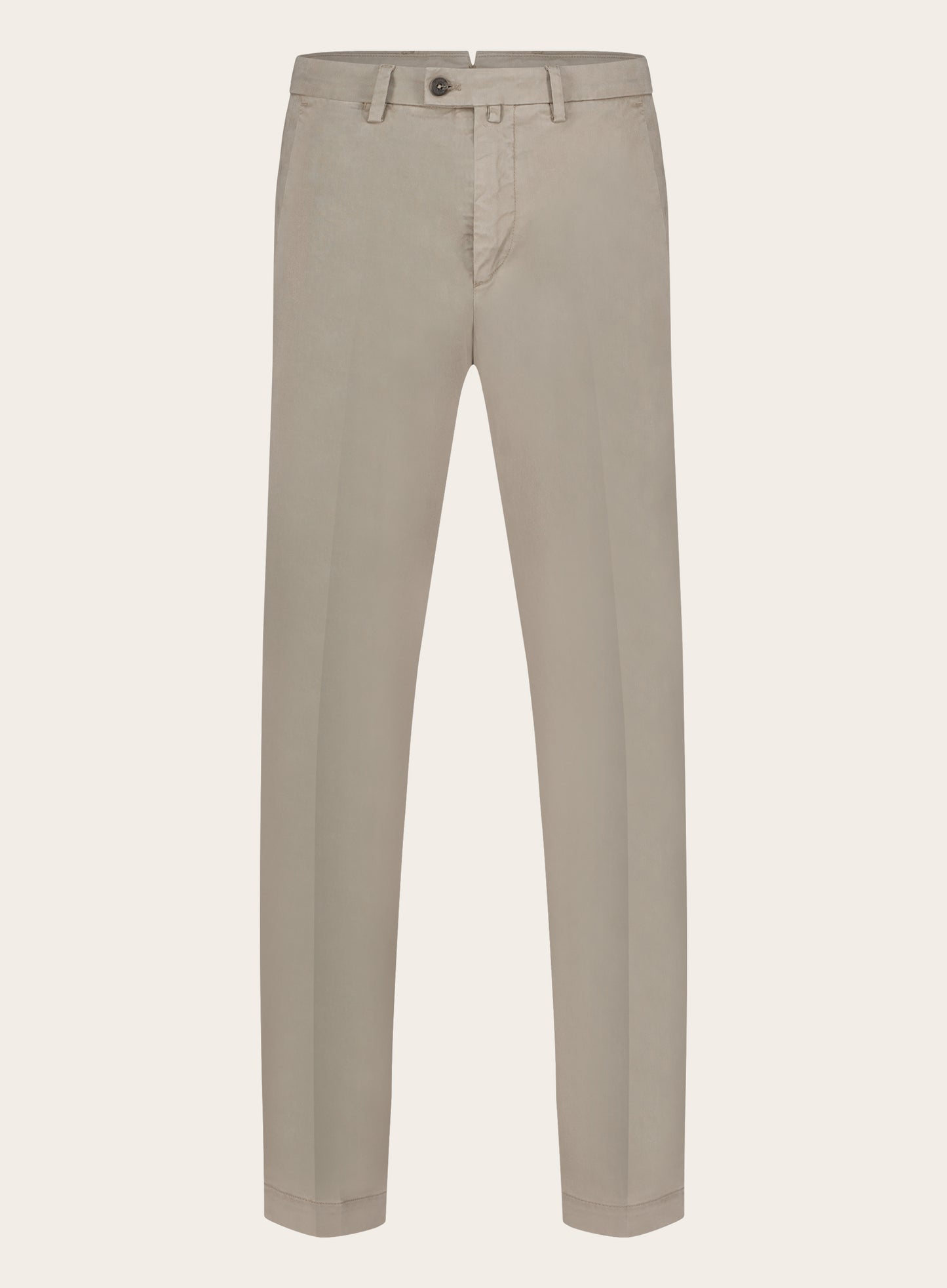 Regular-fit chino van katoen | Beige