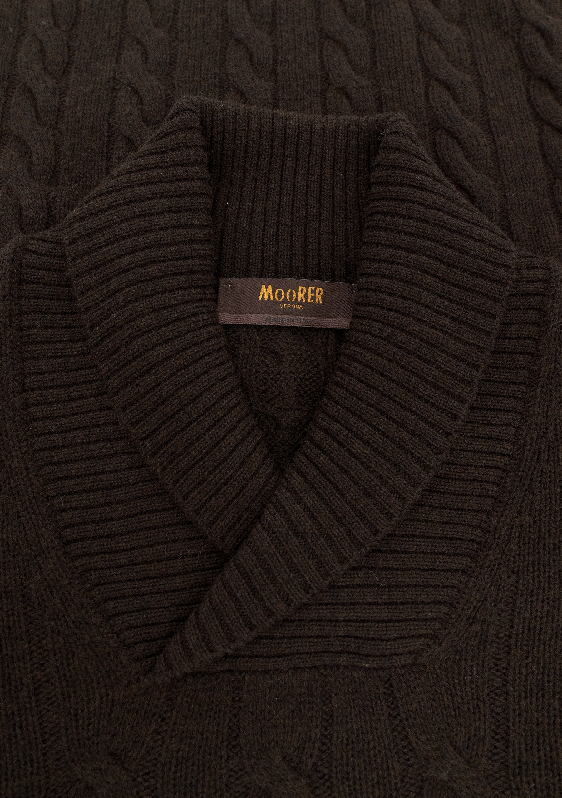 Kabelgebreide trui van wol, zijde en cashmere | FULL_WIDTH | D.Bruin