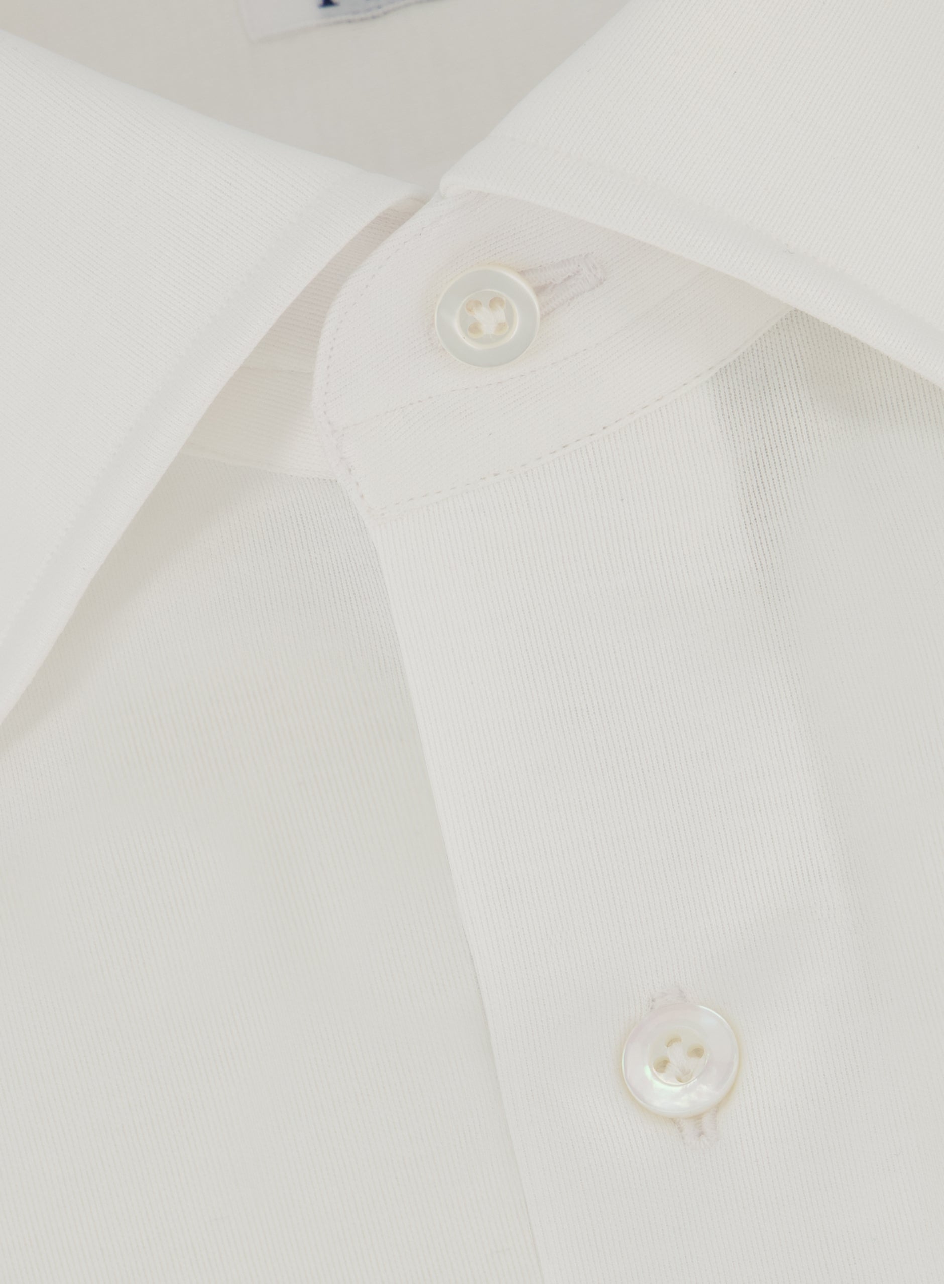 Regular-fit Gabriel shirt van katoen jersey | FULL_WIDTH | Wit