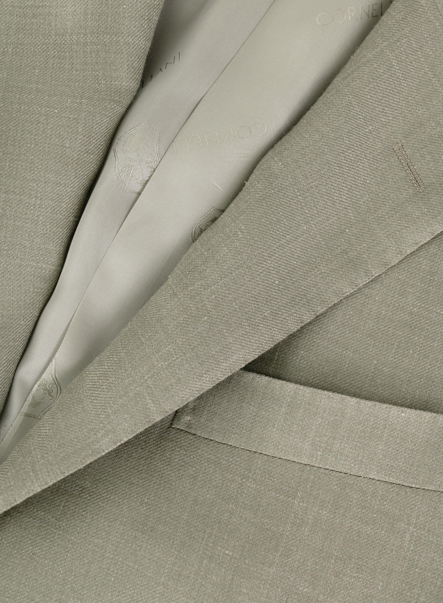 Pak van virgin wol, zijde en linnen | FULL_WIDTH | Groen