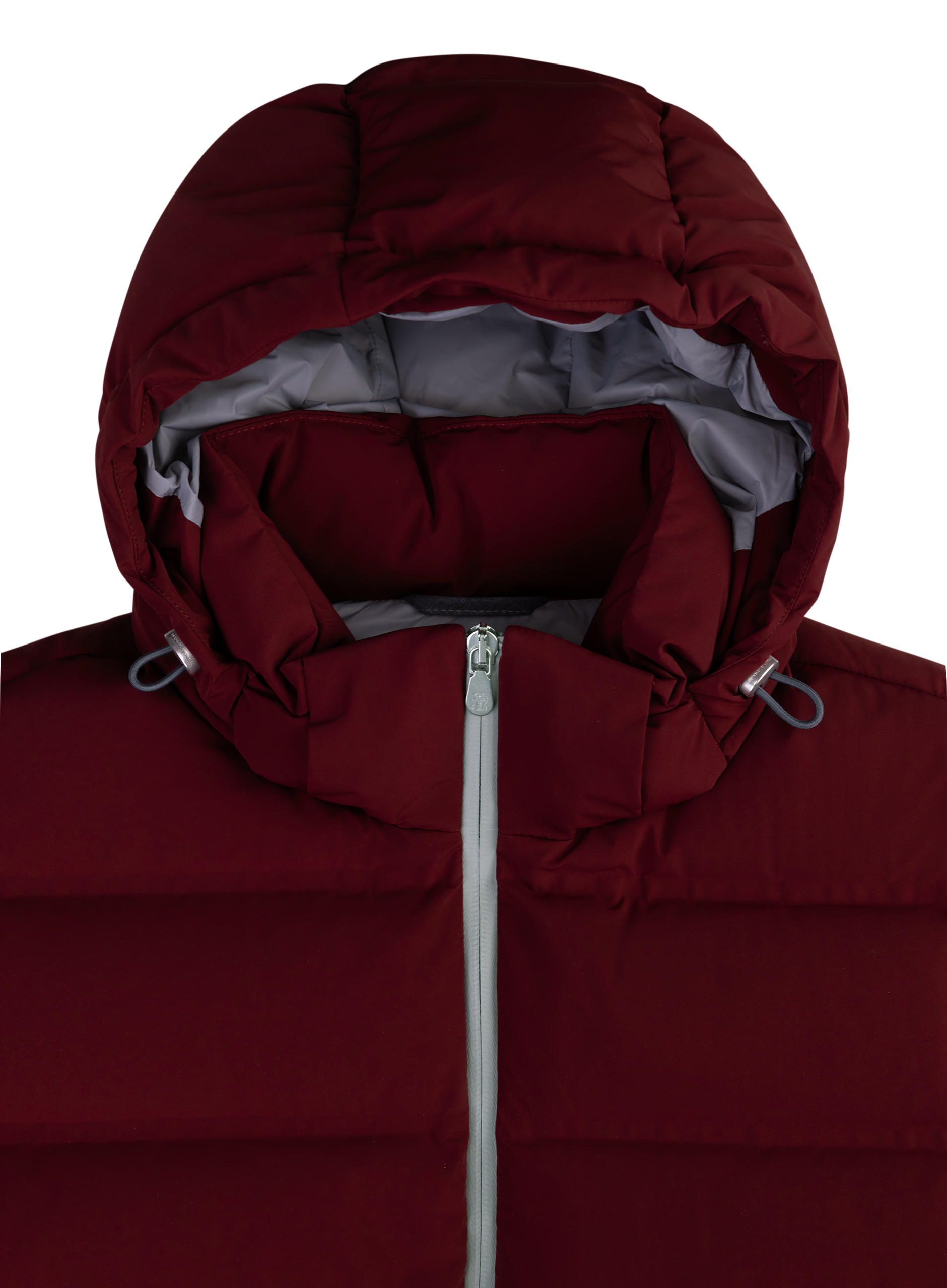 Gewatteerde bodywarmer met capuchon | FULL_WIDTH | Rood