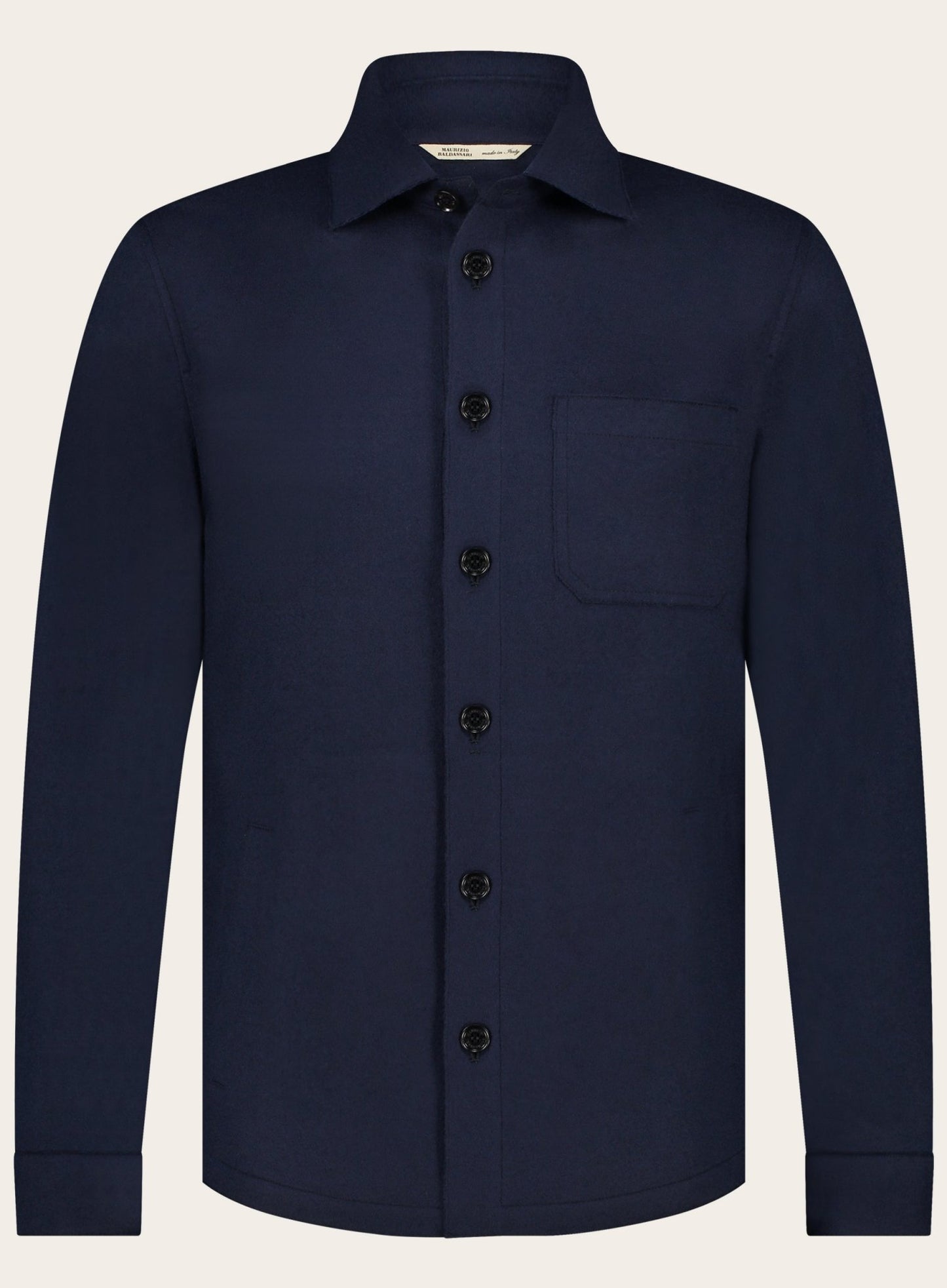 Overshirt van wol | BLUE NAVY