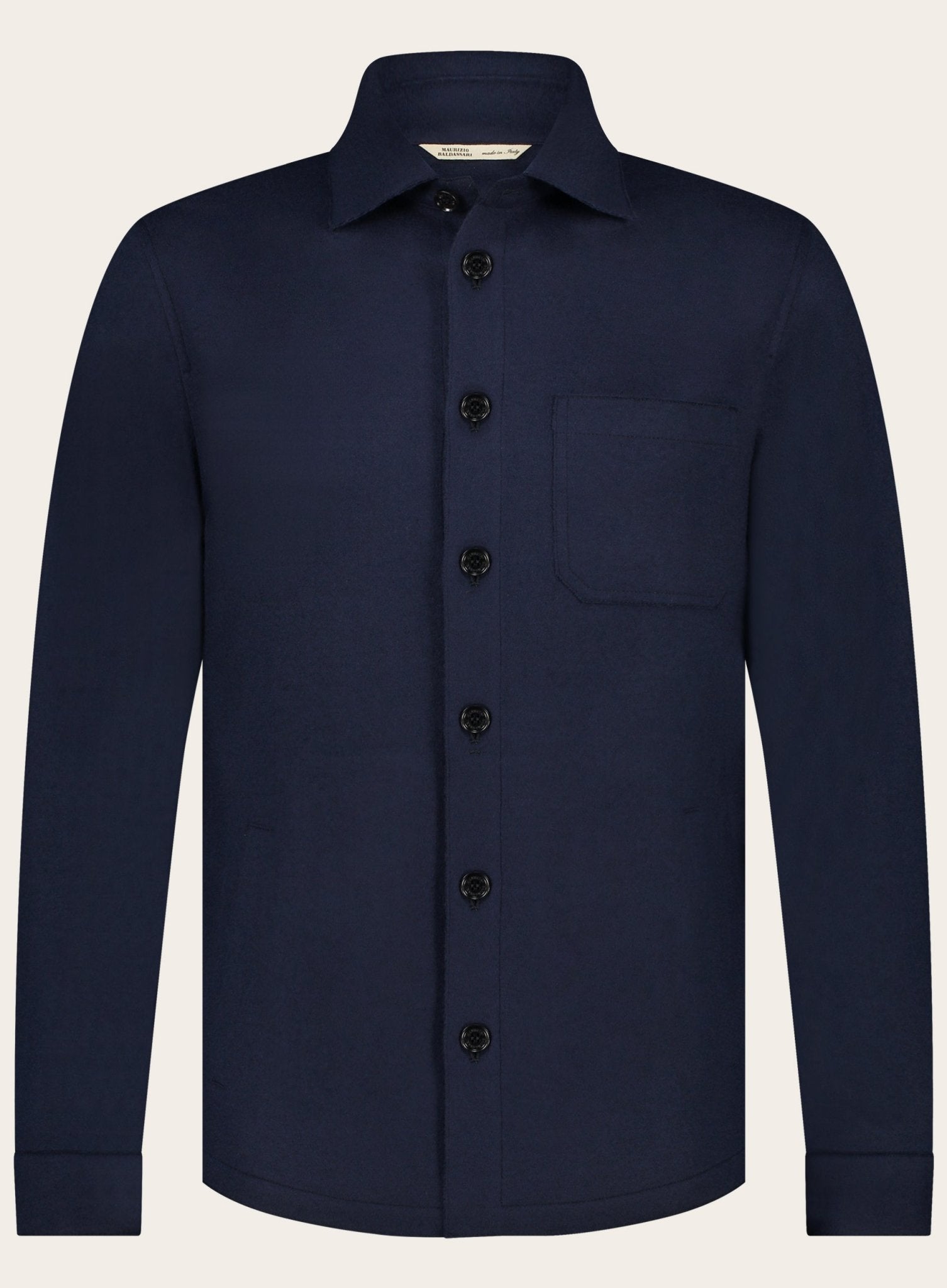 Overshirt van wol | BLUE NAVY