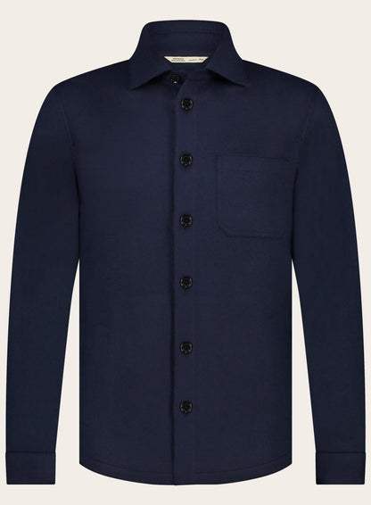 Overshirt van wol | BLUE NAVY