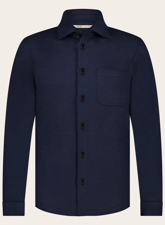 Overshirt van wol | BLUE NAVY