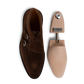 Diamente III dubbele gespschoenen van suède | Bruin