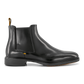 Chelsea boots van leer | Zwart