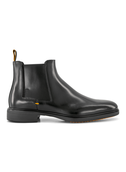 Chelsea boots van leer | Zwart