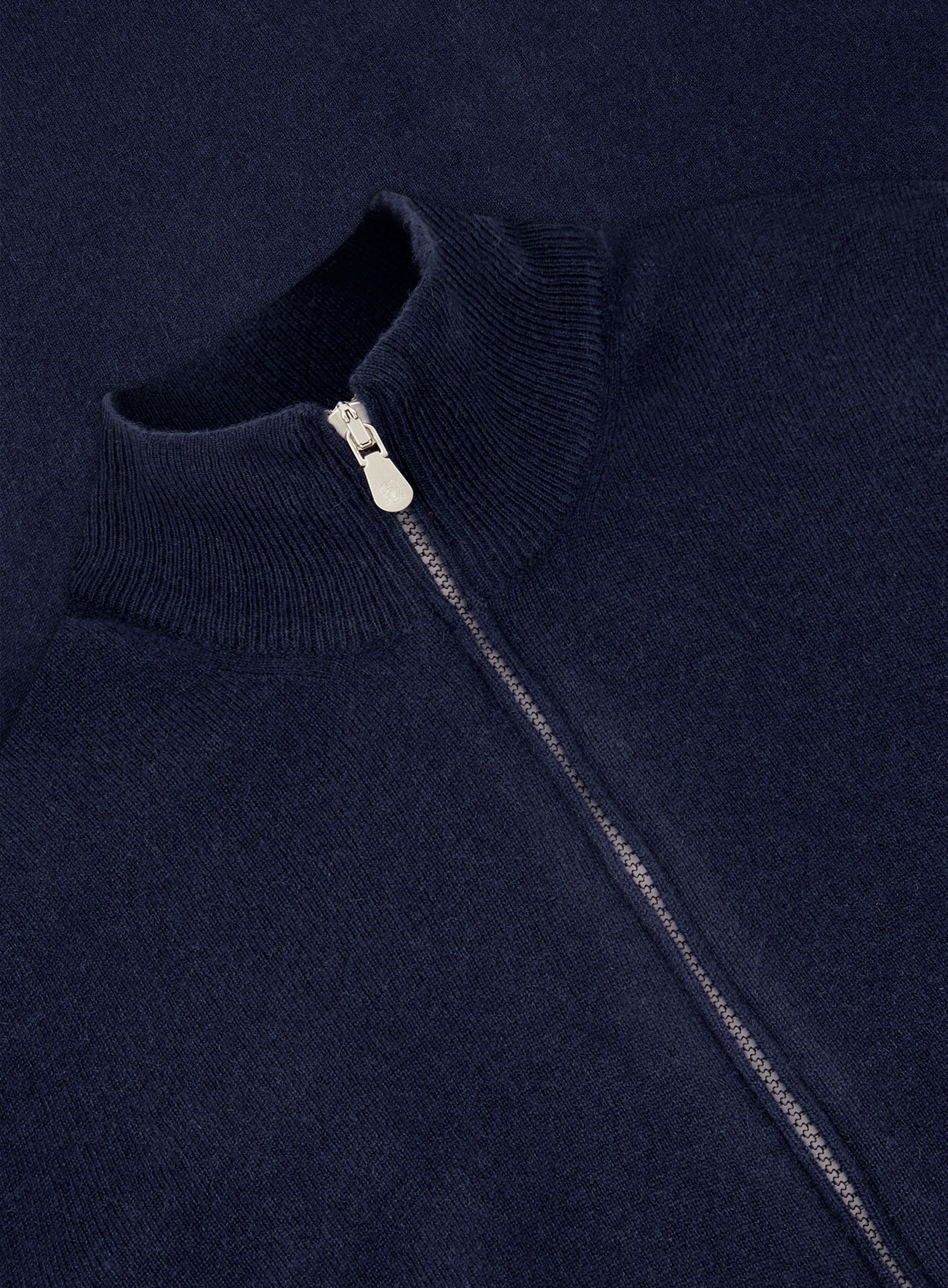 Ritsvest van cashmere | FULL_WIDTH |  BLUE NAVY