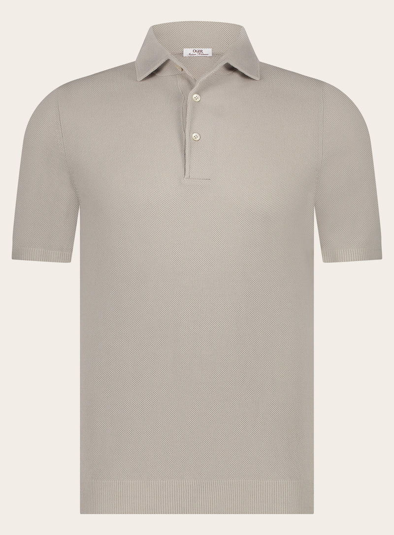 Cotton pique polo