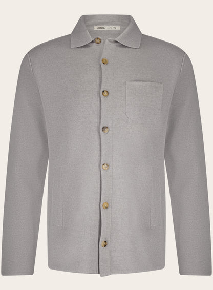 Overshirt van virgin wol | TAUPE