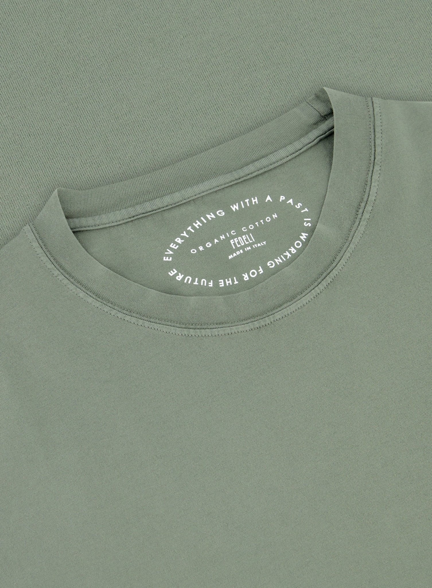 T-shirt met korte mouw van katoen | FULL_WIDTH | Groen