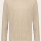 Slim-fit rib-knit trui van katoen | Beige