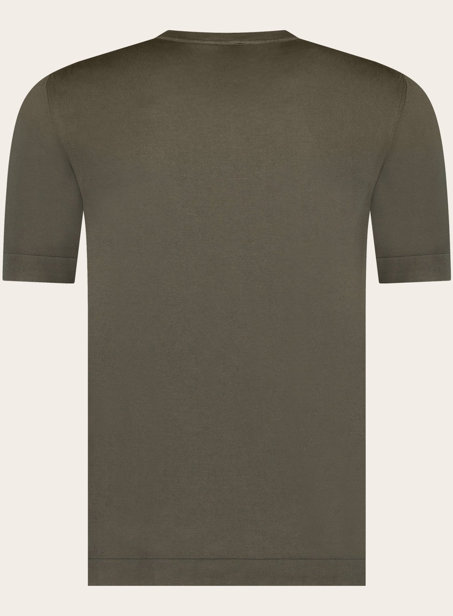 Slim-fit T-shirt | LEGER GROEN