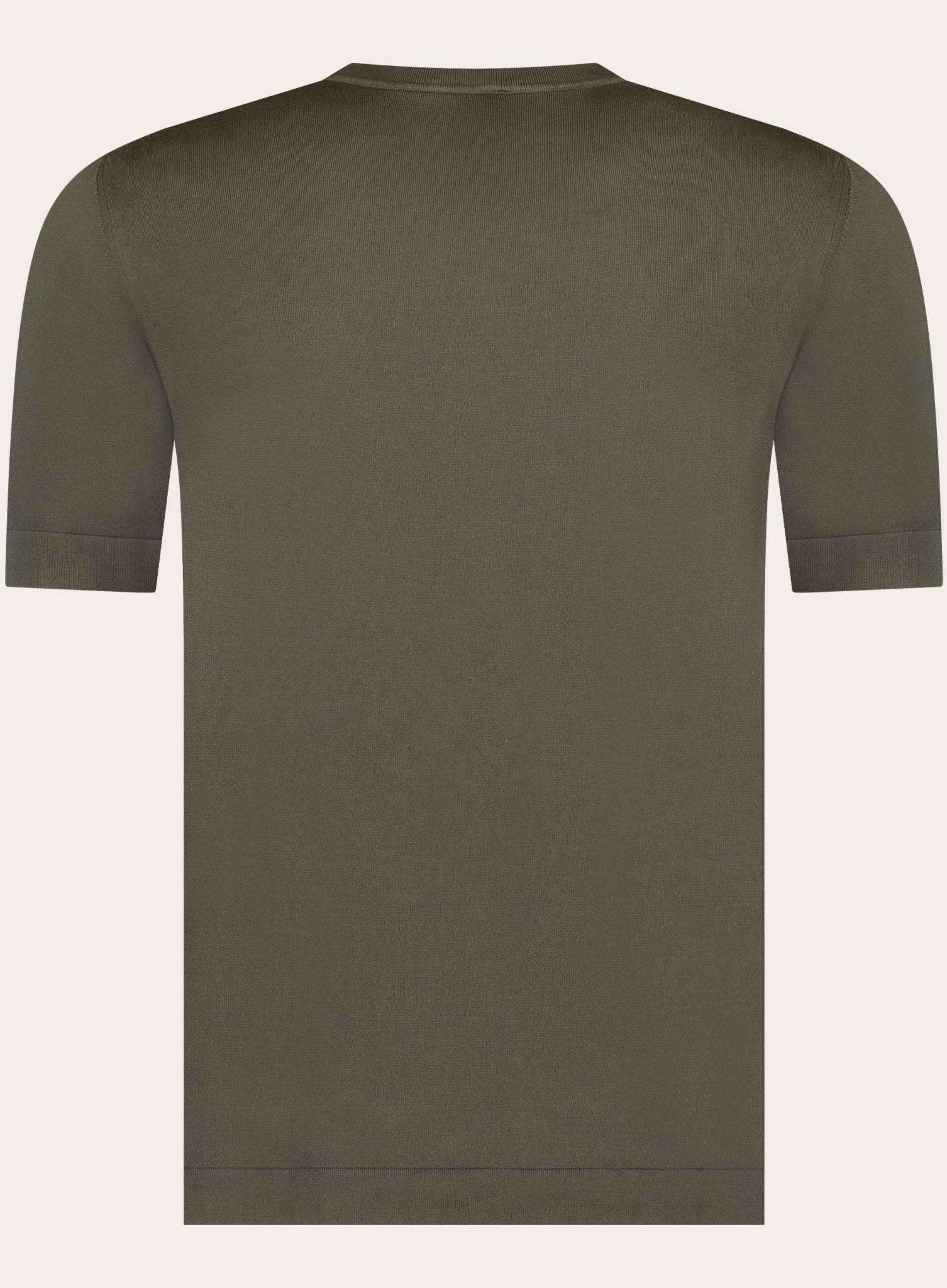 Slim-fit T-shirt | LEGER GROEN