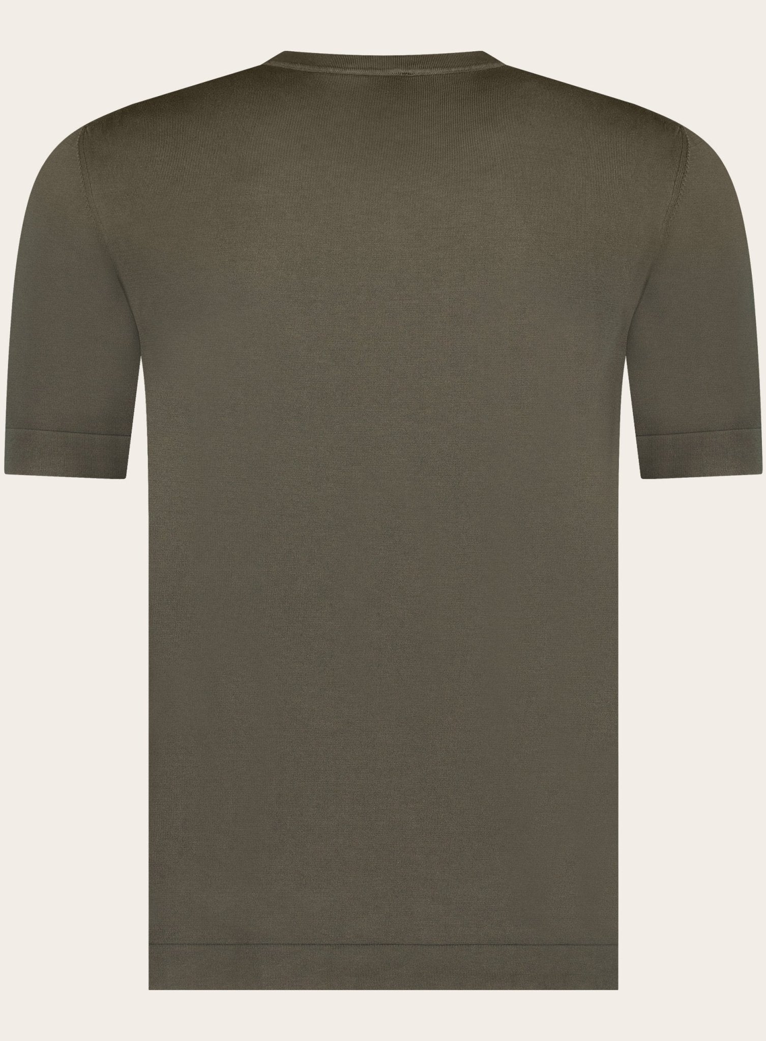 Slim-fit T-shirt | LEGER GROEN