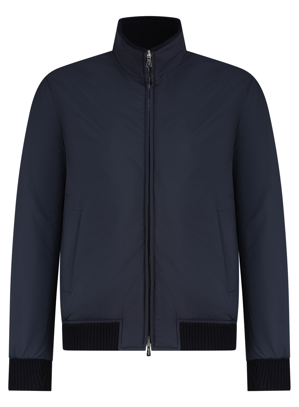 Waterafstotend jack van cashmere | BLUE NAVY