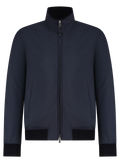 Waterafstotend jack van cashmere | BLUE NAVY