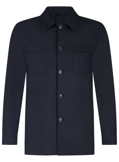 Tech overshirt | BLUE NAVY