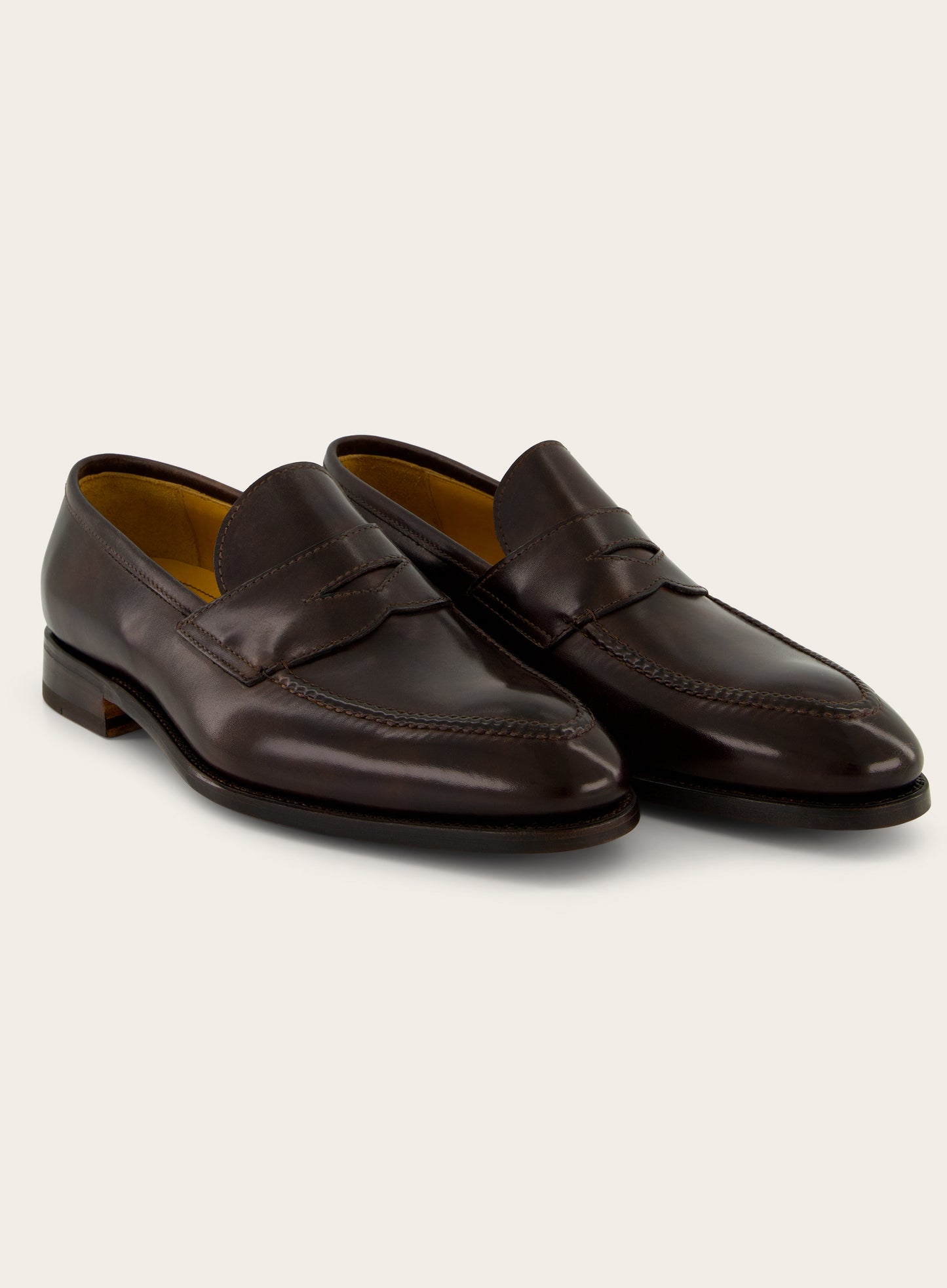 Principe penny loafers van leer | D.Bruin