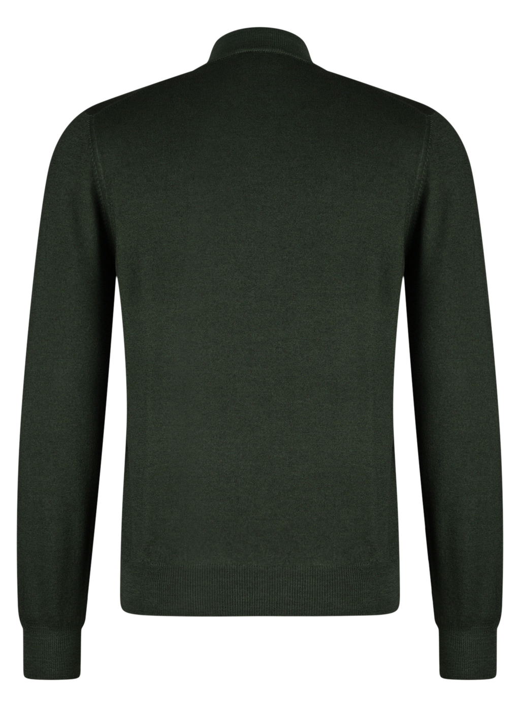Virgin wollen ritsvest | Groen