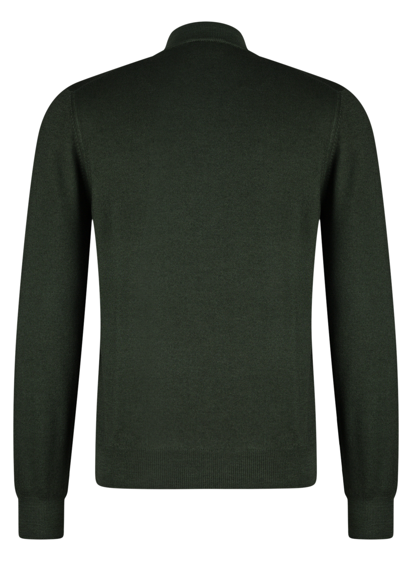 Virgin wollen ritsvest | Groen