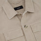 MEX overshirt van suède | Beige